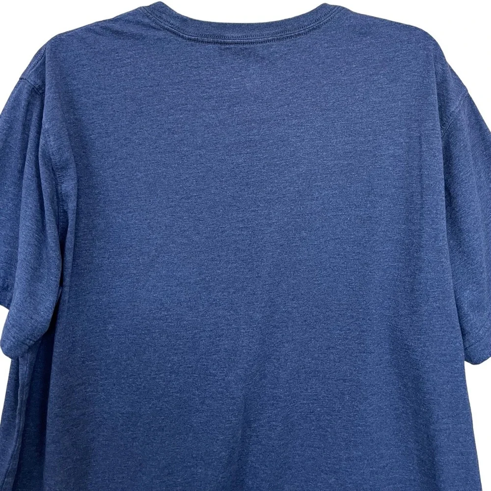 Eddie Bauer TShirt Adult XL Blue Expedition Outfitter Mountain Graphic Camping